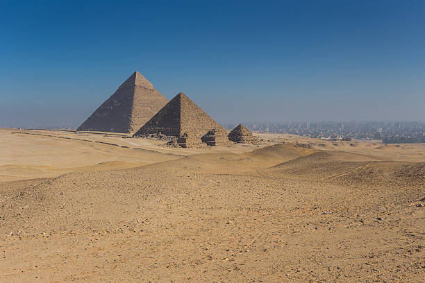 istock Egypt. Cairo - Giza. General view of pyramids 485711528