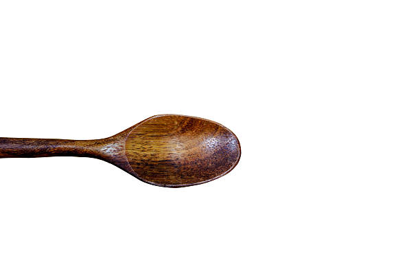 istock Wooden Spoon isolated on white background 485711826