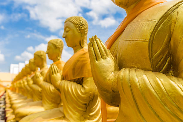 istock Image of the Buddha Phuttha put hands in a prayer 485712392