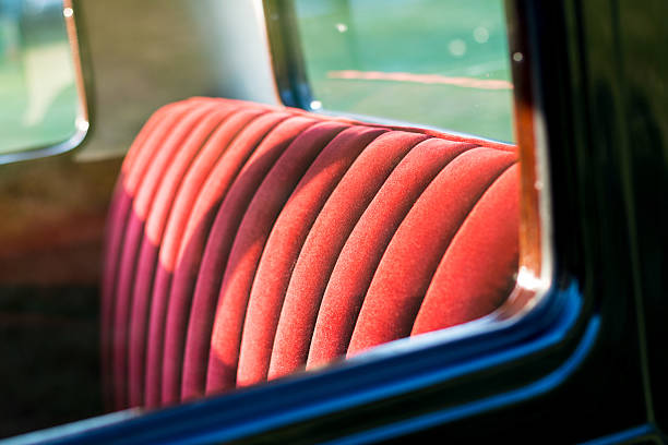 istock vintage car detail - rear seat 485712432