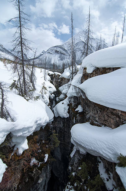 istock Marble Canyon kootenay Snow winter 485713028