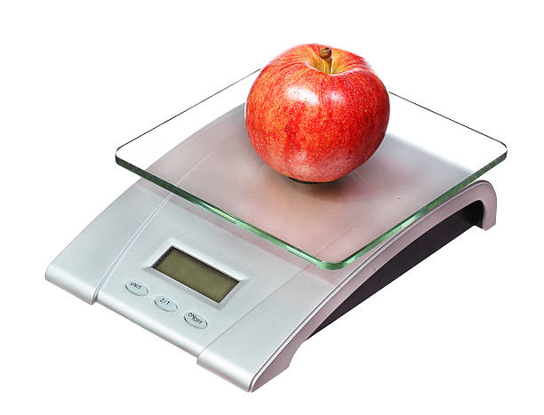 istock food scale with apple isolated on white 485715090