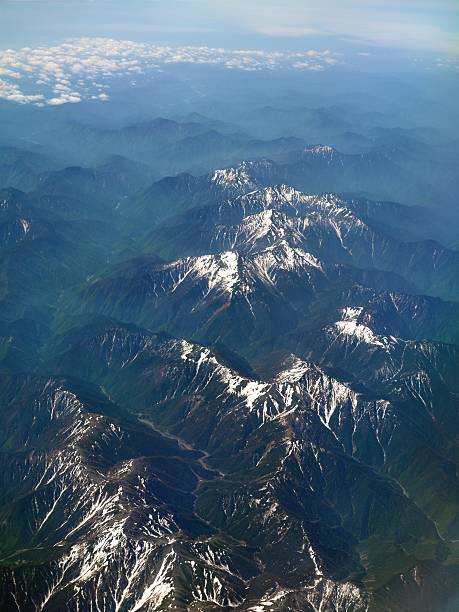 istock Aerial view of Japan Alps 485721910