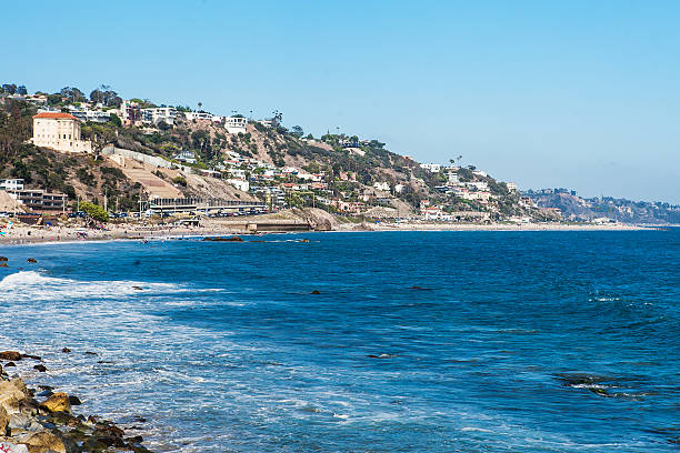 istock Shore in Malibu. Summer day at the pacific ocean 485722152