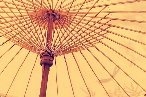 istock Thai traditional clothes umbrella 485722618