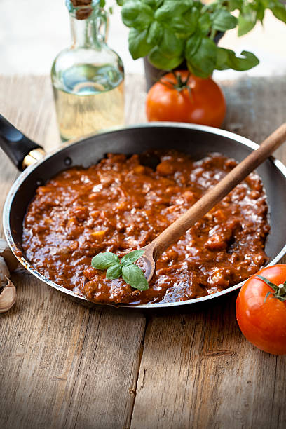 istock Cooking Bolognese Sauce 485726084