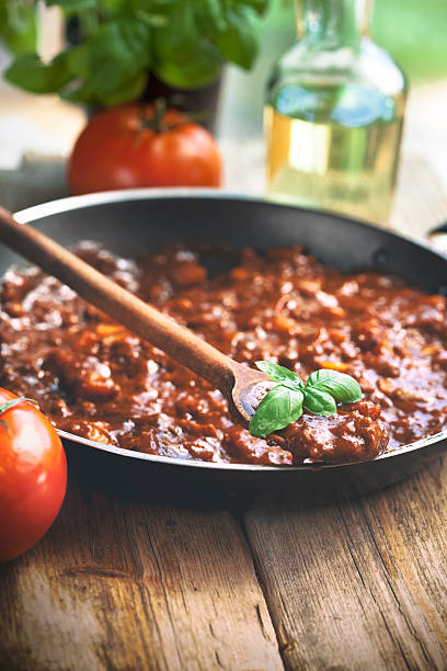 istock Cooking Bolognese Sauce 485726712
