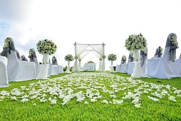 Photo of wedding set up in Phuket , Thailand