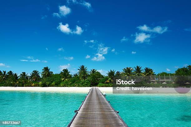 Beautiful Beach With Jetty Stock Photo - Download Image Now - Island, Boardwalk, Jetty