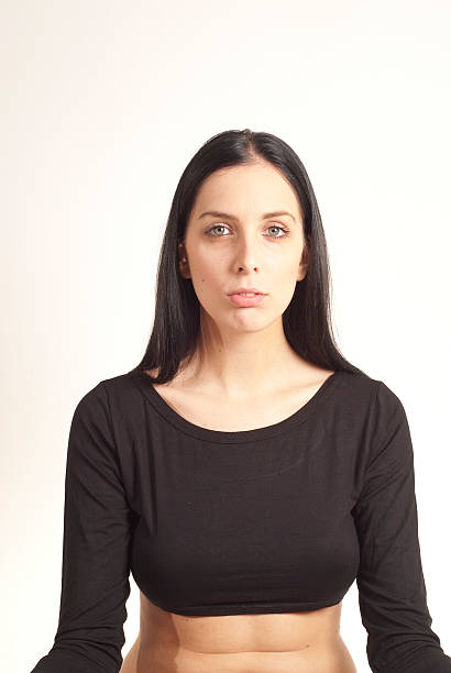 istock Beautiful girl in studio 485734551