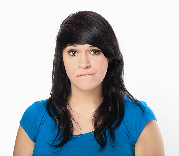 istock Worried Young Woman Portrait. 485734685