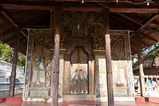 istock Wooden Temple  in Kandy Sri Lanka 485737635