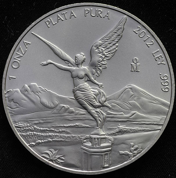 istock Mexican Libertad Silver Coin 1 Ounce 485738036