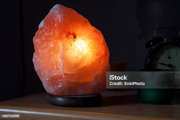 The Salt Rock Lamp Stock Photo - Download Image Now - Electric Lamp, Salt - Mineral, 2015