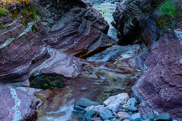 Lower section of Lost Horse Creek Falls off of Red Rock Canyon Road.