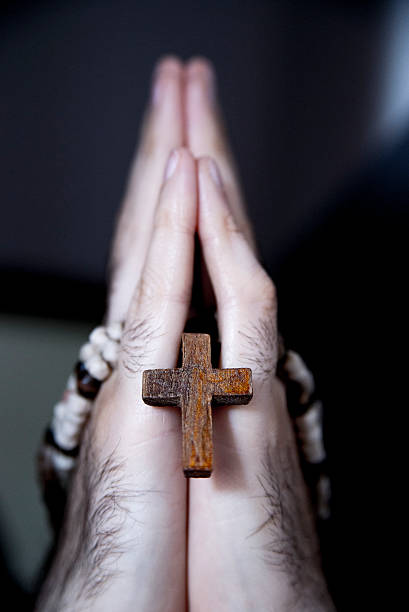 istock Please, God, forgive me my sins, True to his religion 485746320