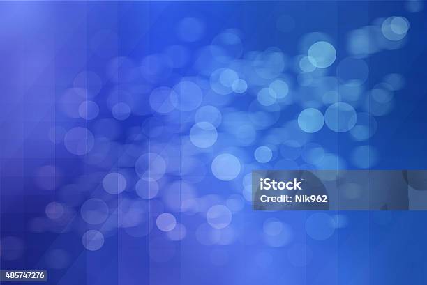 Abstract Background Blue Bokeh Circles Stock Photo - Download Image Now - 2015, Abstract, Arts Culture and Entertainment