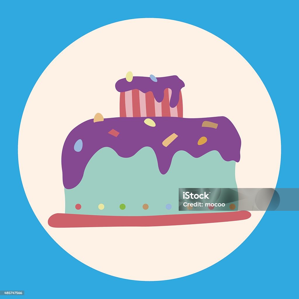 decorating cake theme elements vector,eps10 2015 stock vector