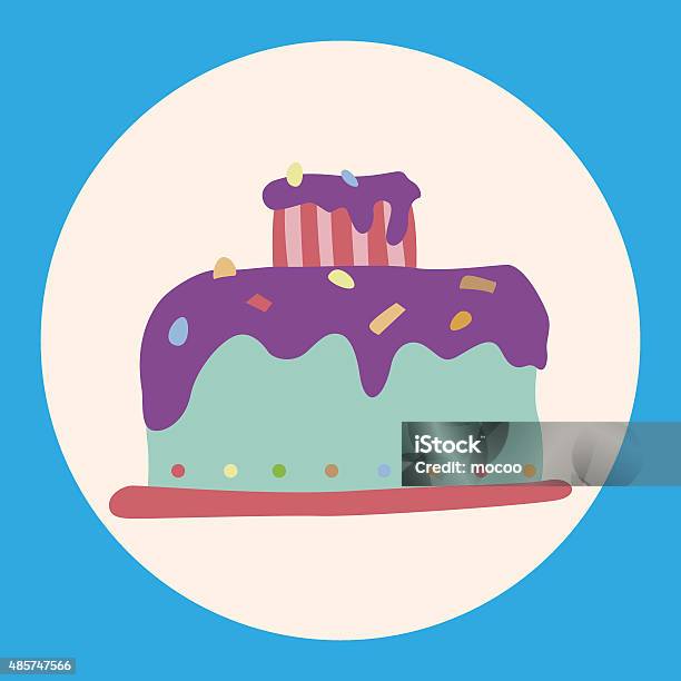 Decorating Cake Theme Elements Vector Eps10 Stock Illustration - Download Image Now - 2015, Baked, Baked Pastry Item