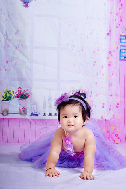 istock Young baby girl 485748252