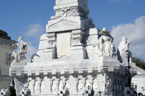 Fireman Monument stock photo