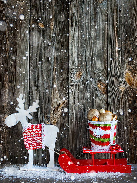 istock Christmas decoration over wooden background 485751486