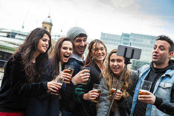 istock Hanging out with a fresh beer in a London Pub 485752258