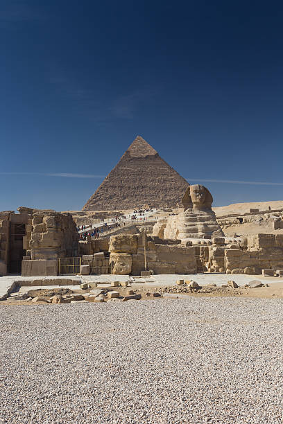 istock Egypt. Cairo - Giza. General view of pyramids 485756280