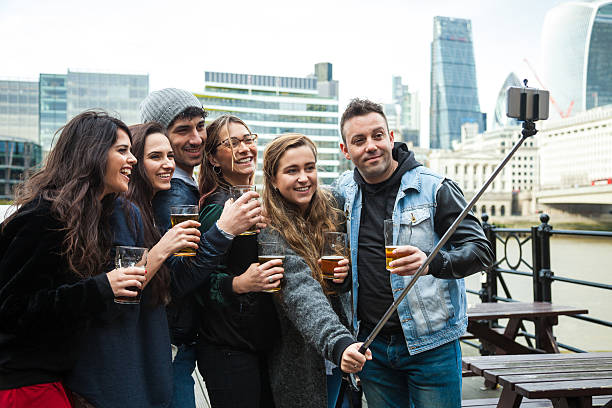 istock Hanging out with a fresh beer in a London Pub 485760206