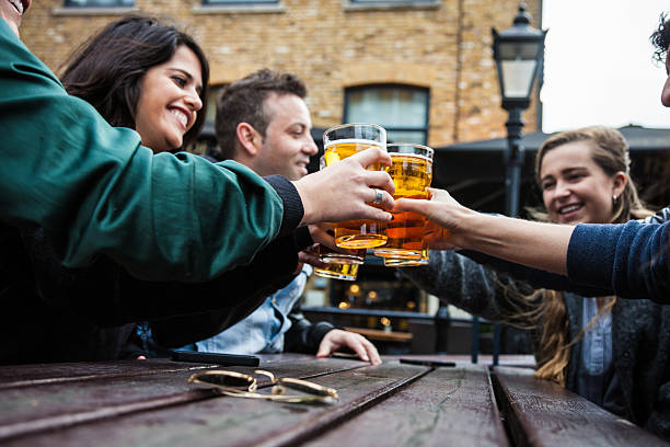 istock Hanging out with a fresh beer in a London Pub 485762186
