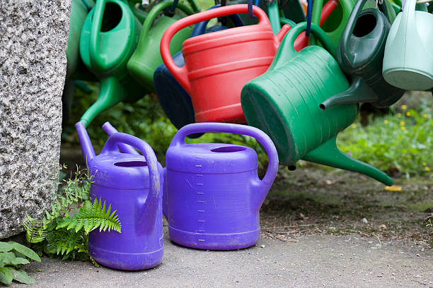 istock Watering cans at the cemetery 485766054