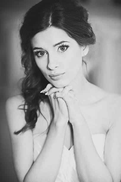 istock Wedding emotions of young happy bride. 485767092
