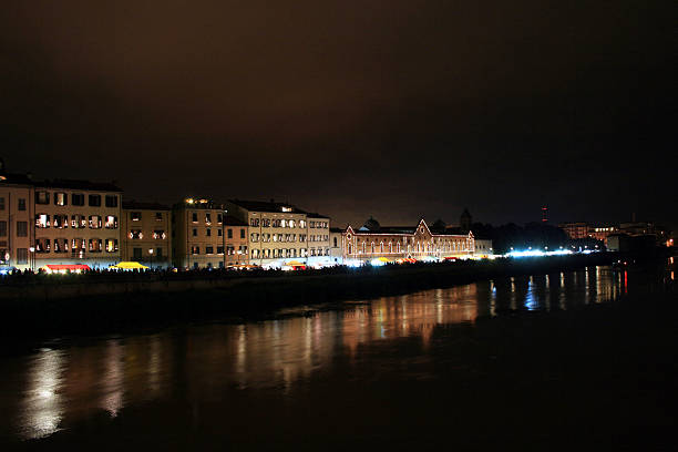 istock Pisa, Italy. City streets illuminated for San Ranieri Luminara 485772202