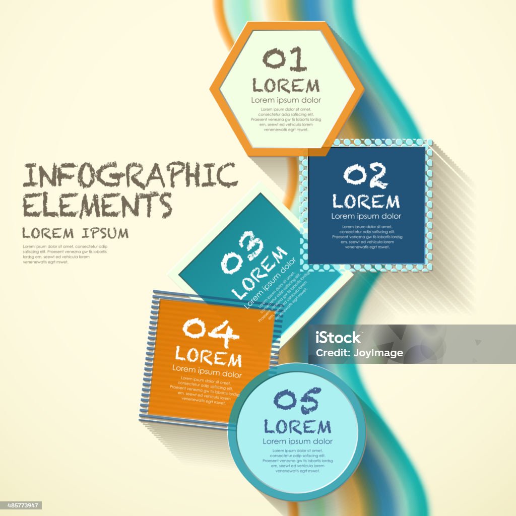 Geometry Label Geometry Label Infographic Elements Stock Illustration - Download Image ...