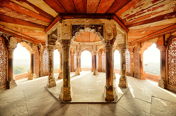 istock Balcony of Agra Fort, Agra, India 485774921