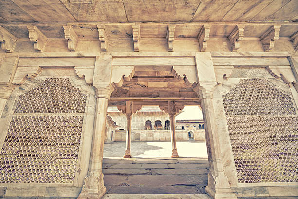 istock Gate to Courtyard of Red Fort, Agra, India 485775203