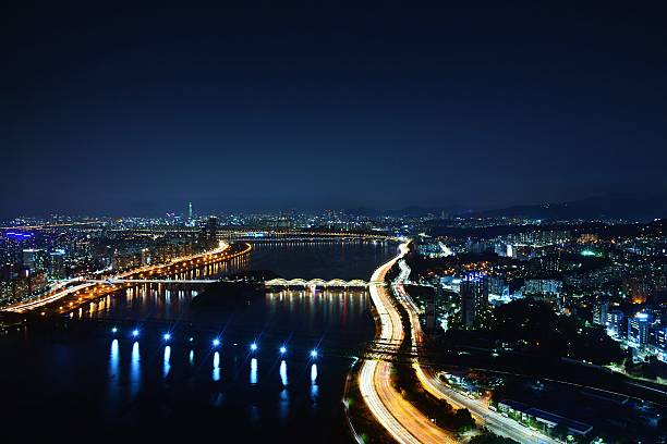 istock Night view of Seoul, Korea 485775280