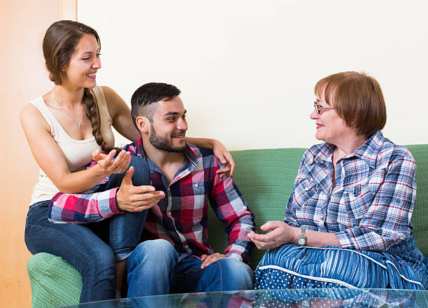 istock Children talking with mother 485775712