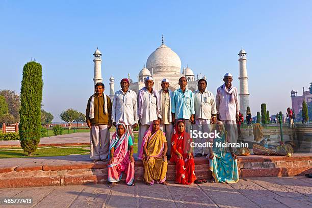 Thousands Of Tourists Visit Daily The Taj Mahal Mausoleum Stock Photo - Download Image Now