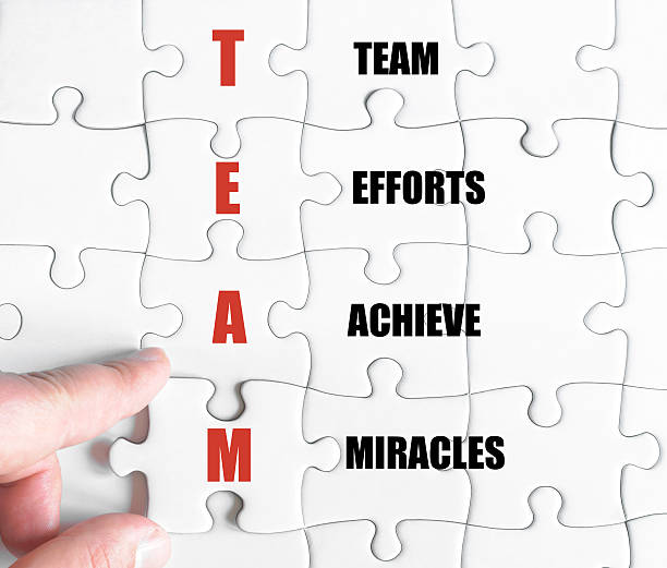 istock Last puzzle piece with Business Acronym TEAM 485778906