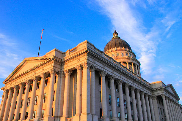 istock Utah State Capitol with warm evening light, Salt Lake City 485780116
