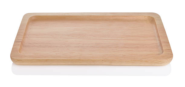 istock wooden tray on white 485787218