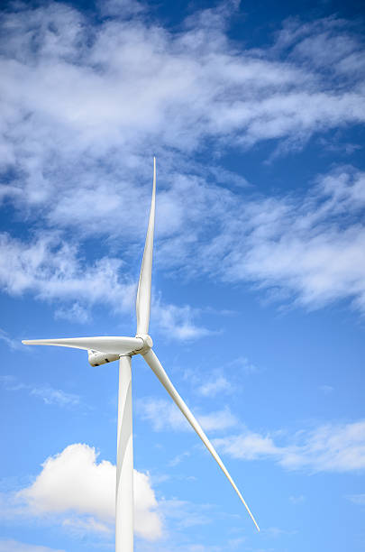 istock Wind turbines produce electricity Alternative energy with sky and cloud 485788442