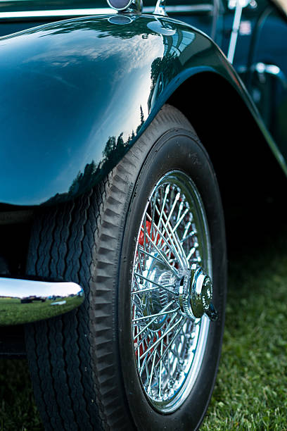 istock vintage car detail - wheel 485792218