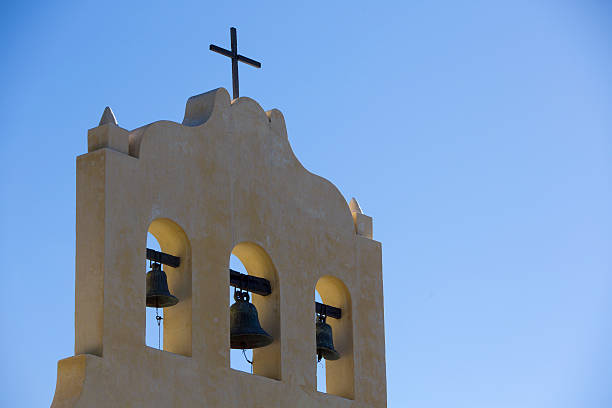 istock Colonial chapel in Cachi with blue sky, Argentina 485793802