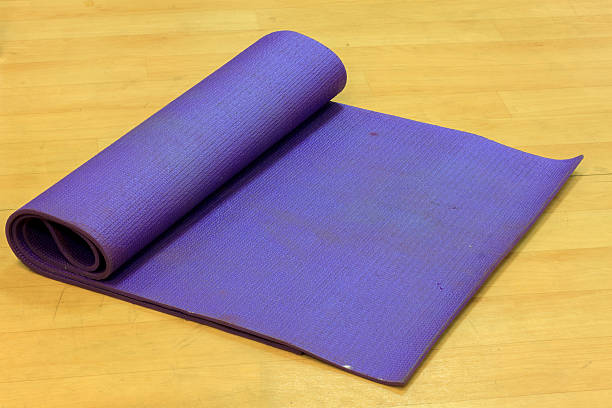istock Yoka mat on wood background. 485793852