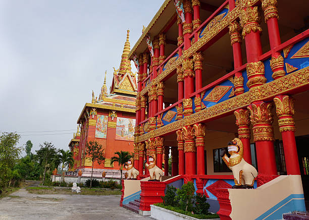 istock Khmer temple in Mekong Delta, Vietnam 485794334