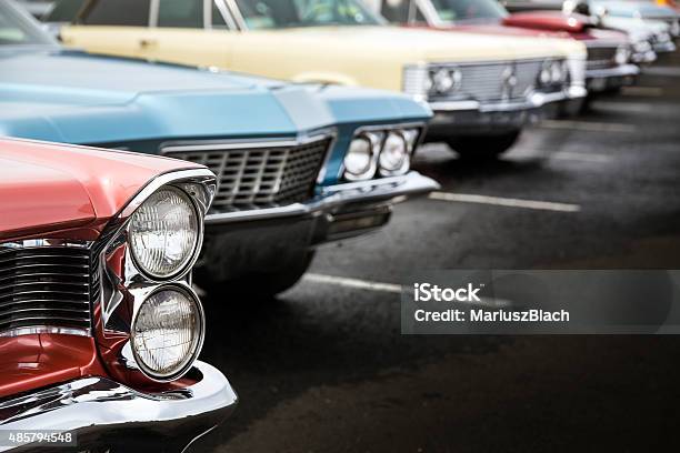 Classic Cars Stock Photo - Download Image Now - Car Show, Collector's Car, Retro Style