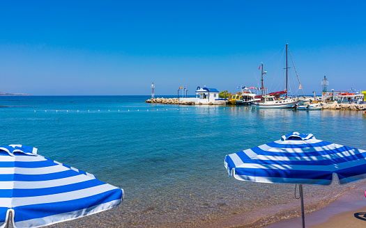 Symi island in Aegean sea near Rhodes