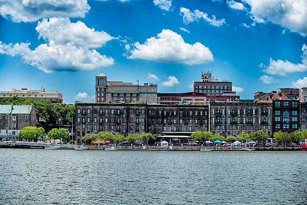 istock Savannah Georgia USA downtown skyline 485795388